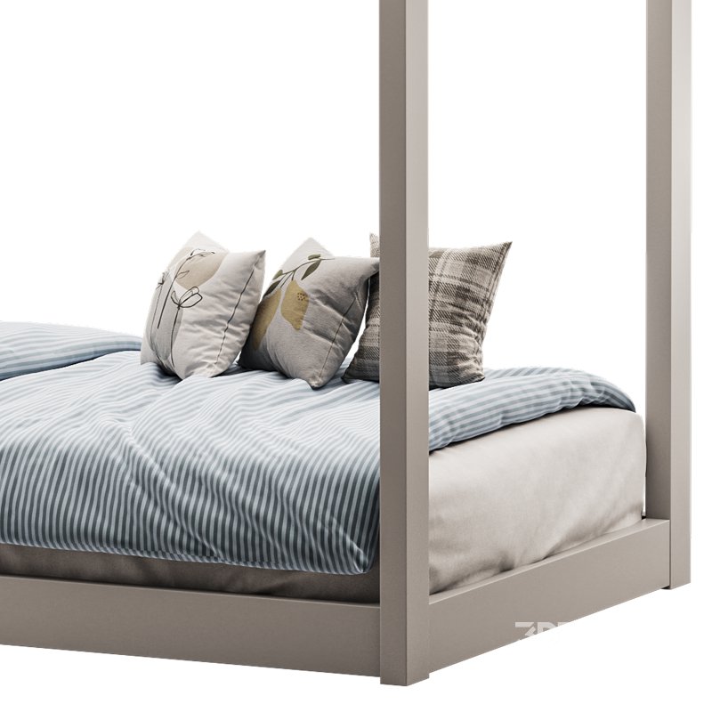 Tate House Canopy Twin Bed Image 11