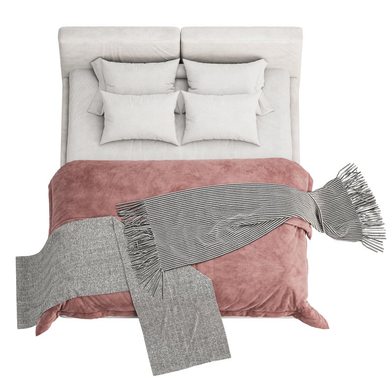 Foster Bed 180 Velvet Smoke Image 8