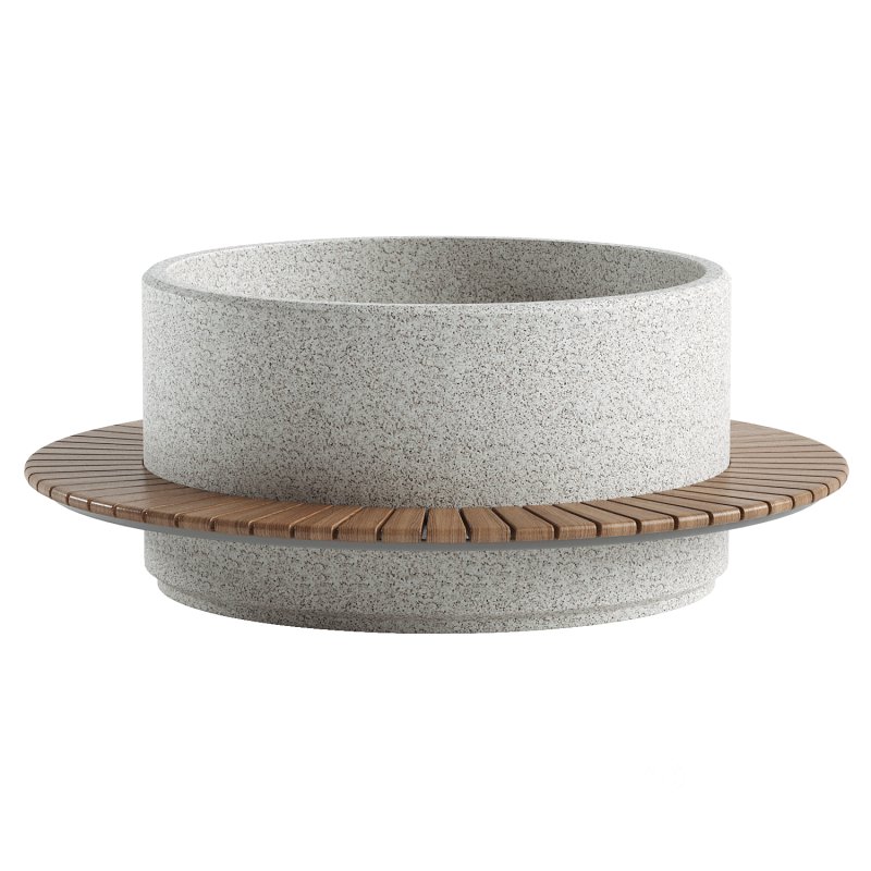 ROUND PLANTER BENCH 342 Image 1