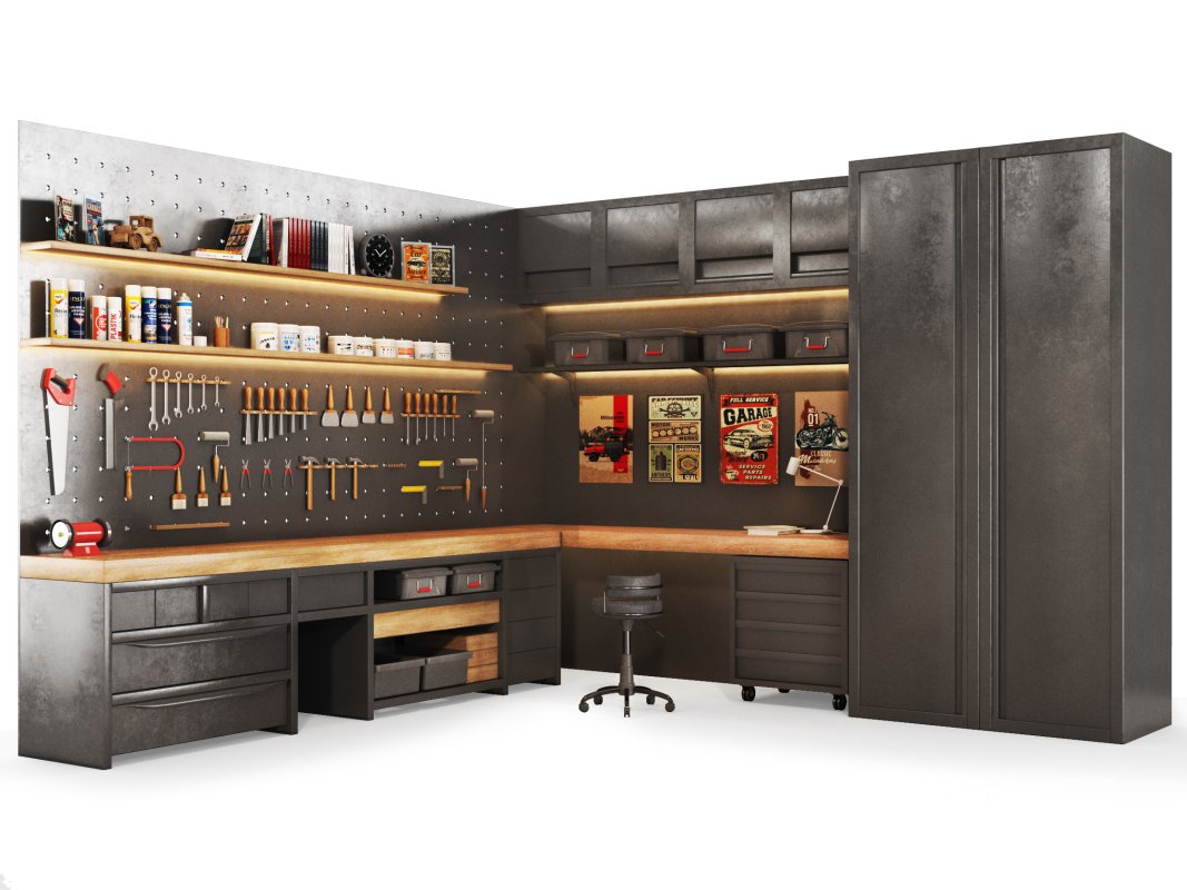 workshop 02 Garage tools workstation Image 7