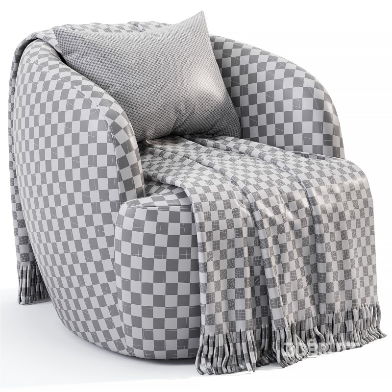 GWYNETH IVORY BOUCLE ACCENT CHAIR BY GOOP Image 5