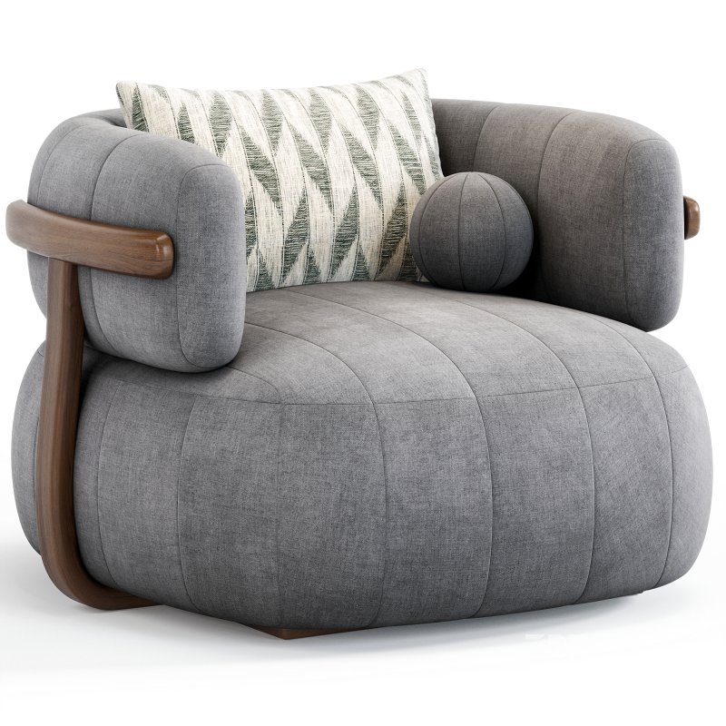 Doss Swivel Armchair By High Fashion Home Image 4