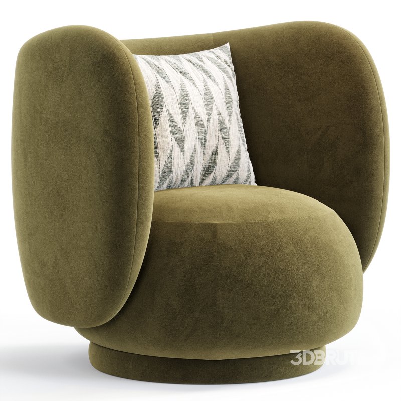 Rico Lounge Armchair By Nest Image 6