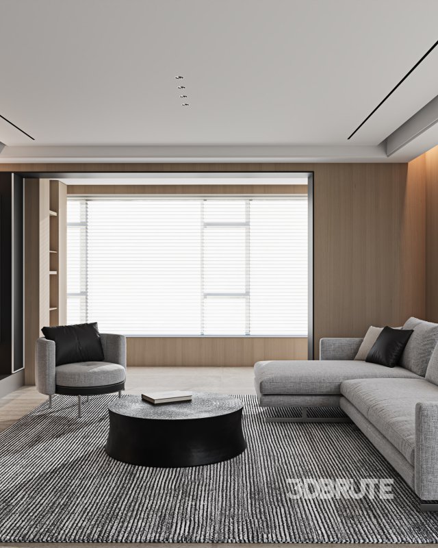 Modern living and dining room Image 4