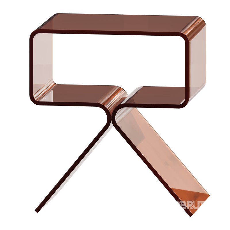 Acrylic Side Table – 3 Color Options Image 10