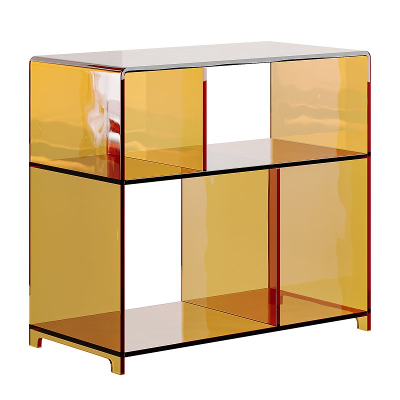 Modern Side Table – 4 Compartments Image 5