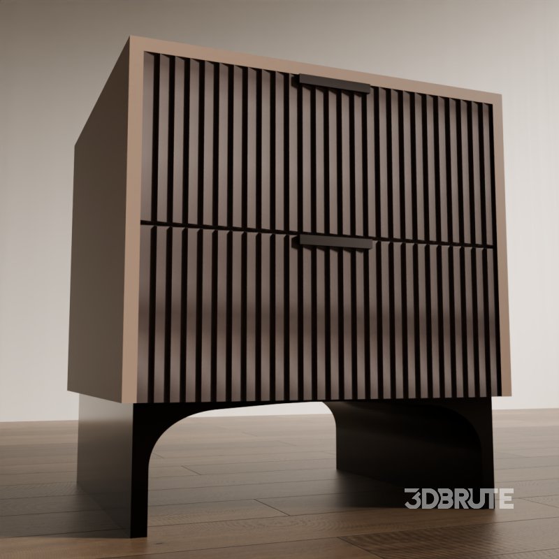 Modern Wooden Side Table Image 5