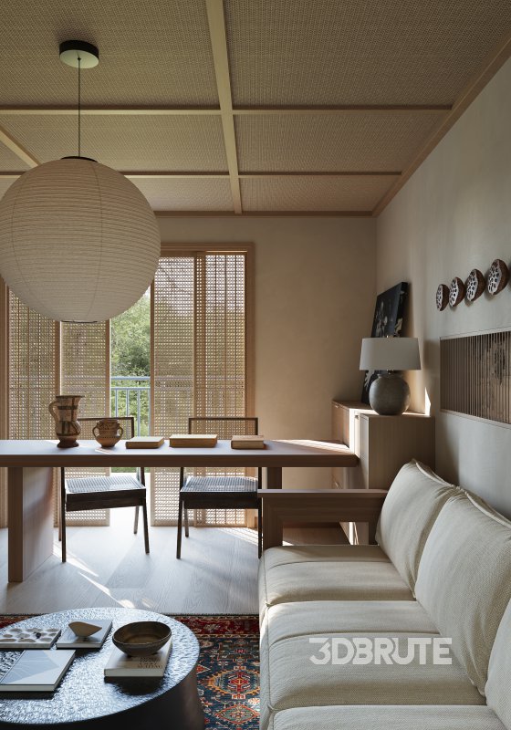 Wabi Sabi living room Image 5