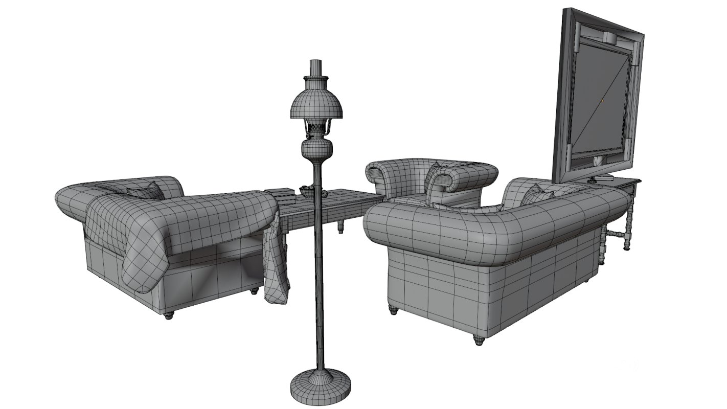 Victorian Sofa Set Image 13