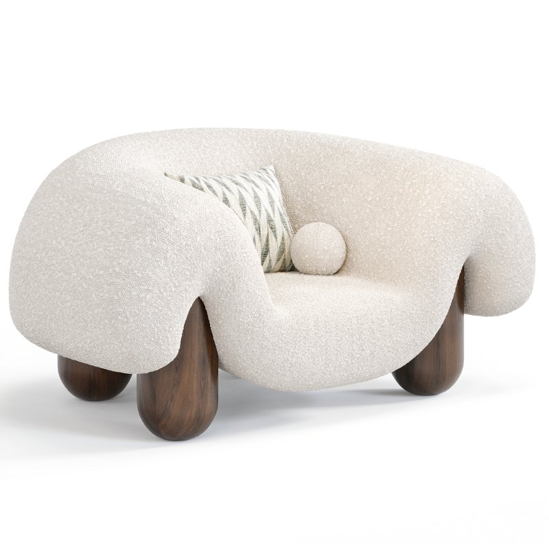 Lamb Armchair By Numo Image 3