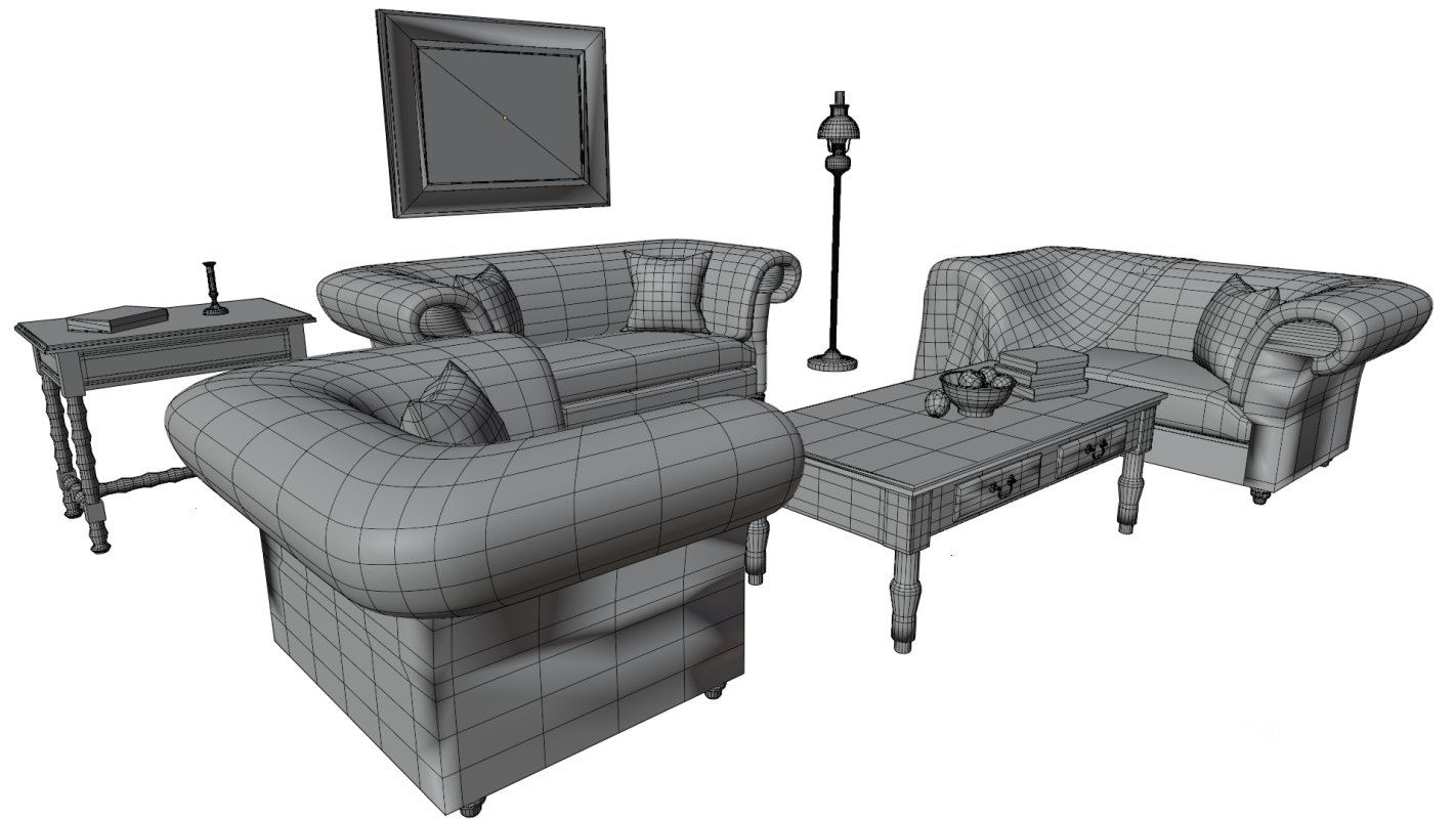 Victorian Sofa Set Image 10