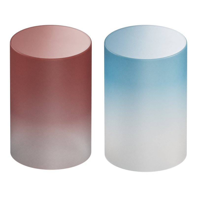 Frosted Gradient Side Table – Acrylic Image 8