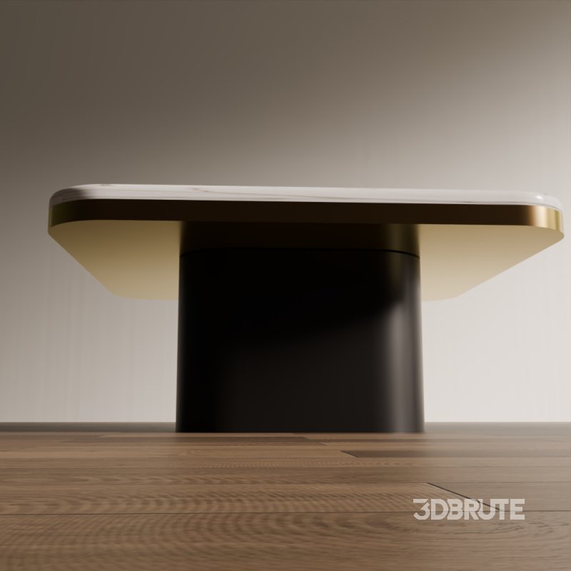 Modern Marble Square Coffee Table Image 4