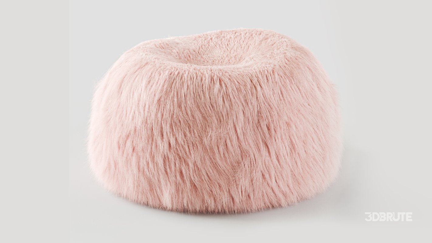 Himalayan Faux-fur Beanbag Image 2