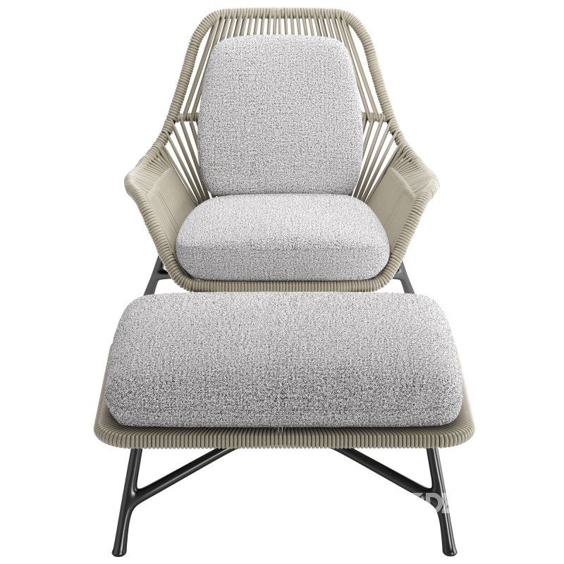 Minotti Prince Cord Indoor Amchair Image 3