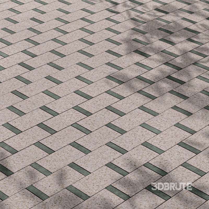 Terrazzo Exterior Tiles 01 (Seamless) Image 2