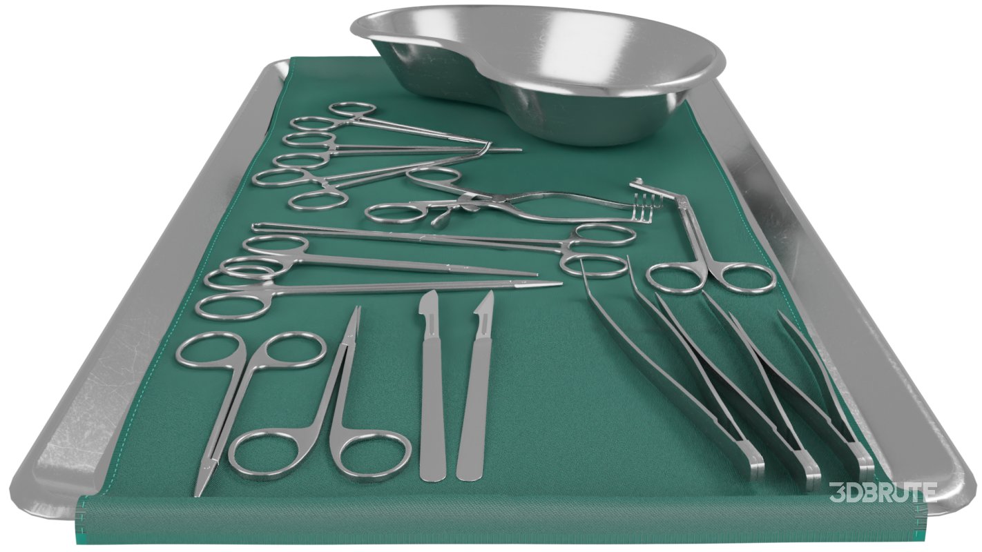 Tray with surgical equipment Image 6