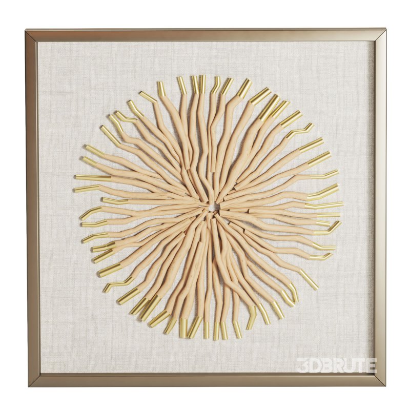 Decorative set frame vase candle Image 5