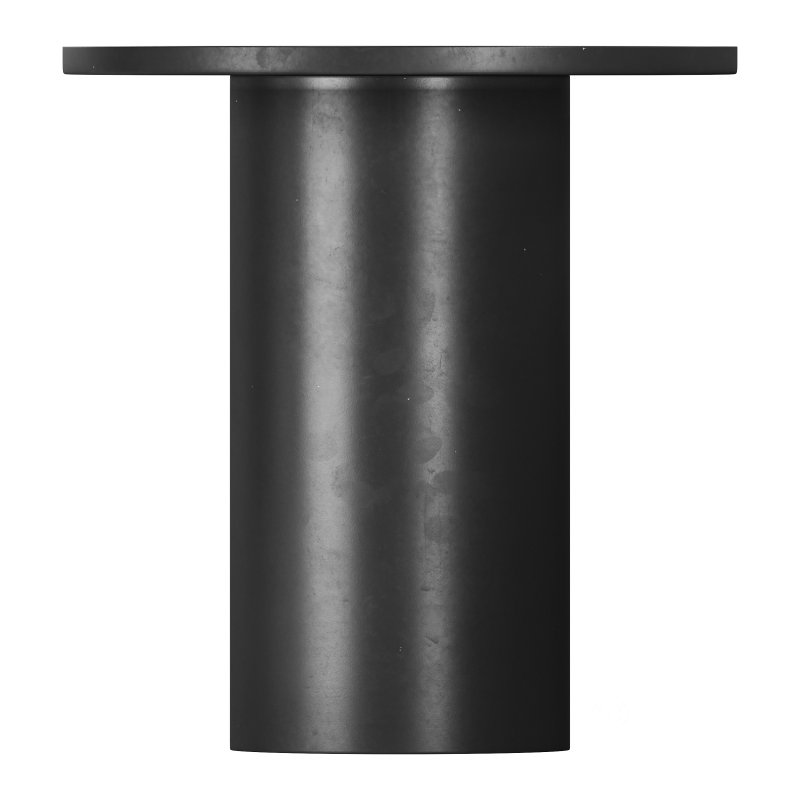 Fleksa round coffee table made of black metal Image 6