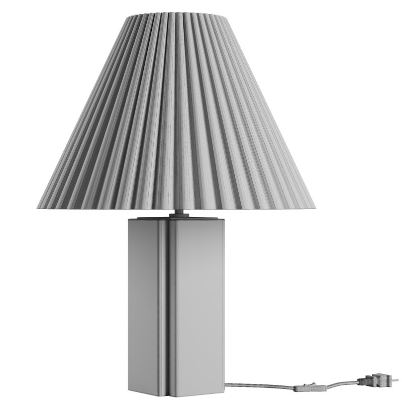 Bianca White Marble Table Lamp Image 5