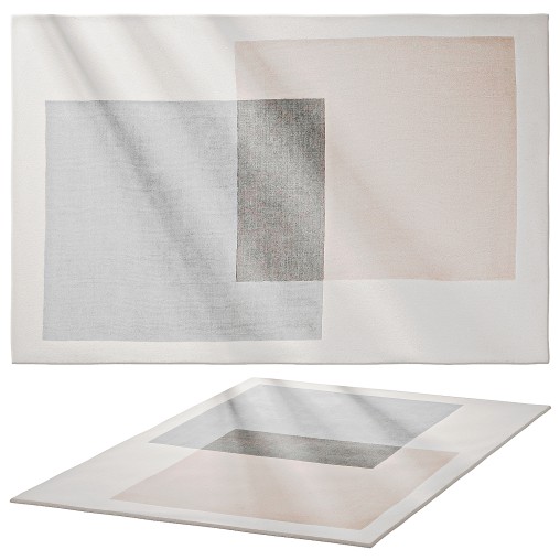 Overlap Blocks Wool Rug
