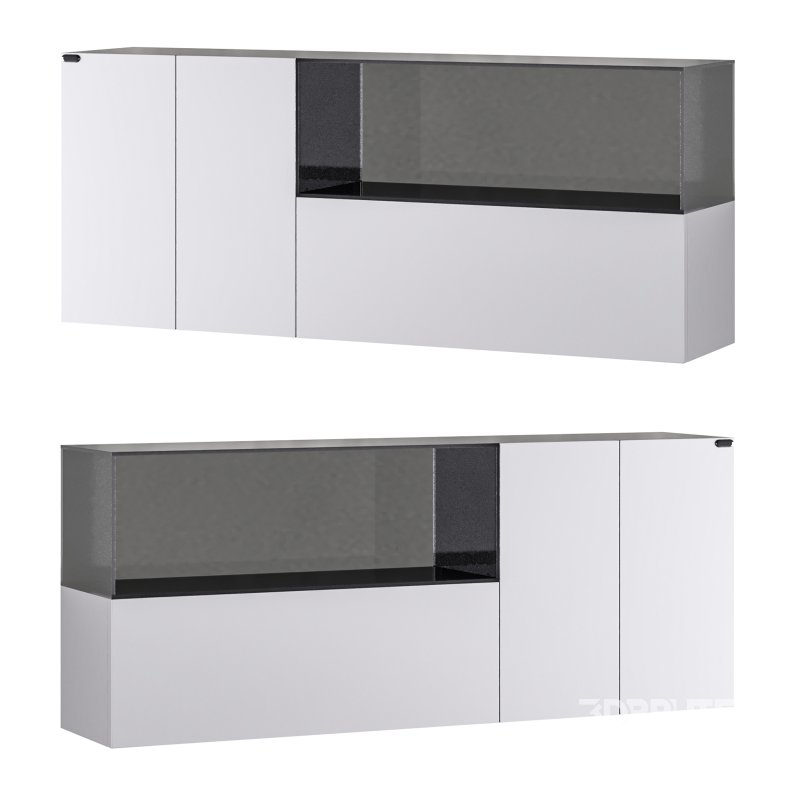 36e8 Glass Sideboard 01 Image 2