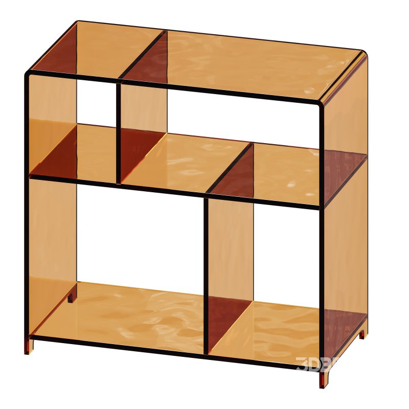 Modern Side Table – 4 Compartments Image 6
