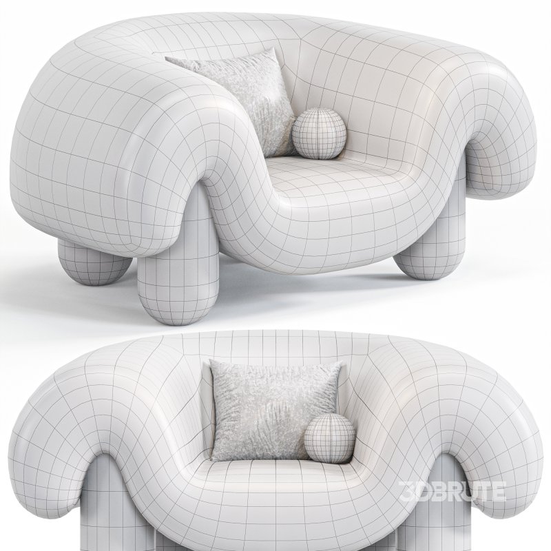 Lamb Armchair By Numo Image 7