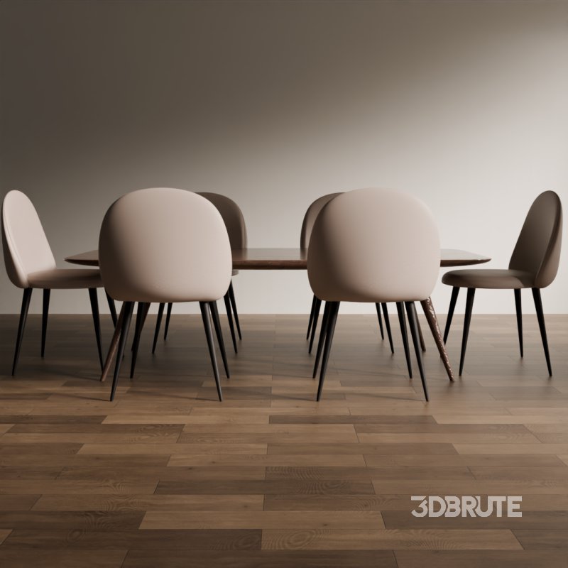 Modern Dining Table Set Image 4