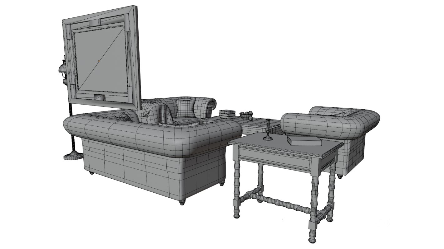 Victorian Sofa Set Image 16