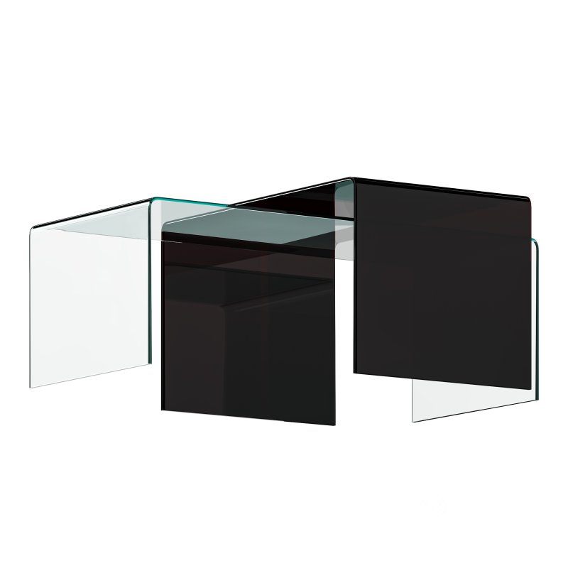 Table Basse 110 X 50 Cm Verre BURANO Image 3