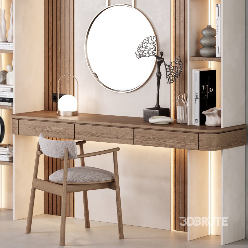 Modern_Minimalist_Wall_Mounted_Study Image 4