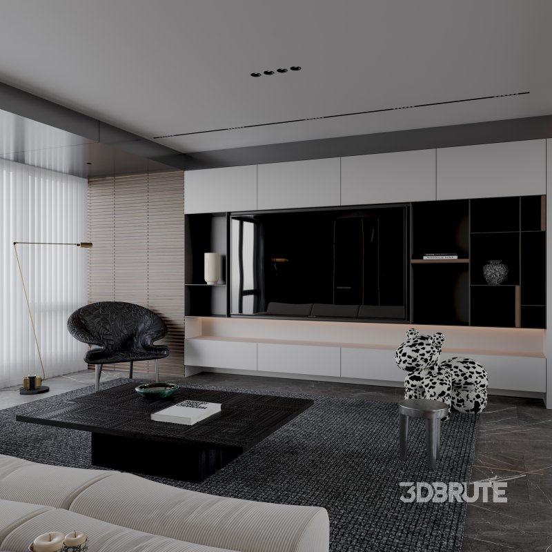 Modern living and dining room Image 3