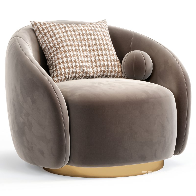 Swivel Brice Armchair By Eichholtz Image 2