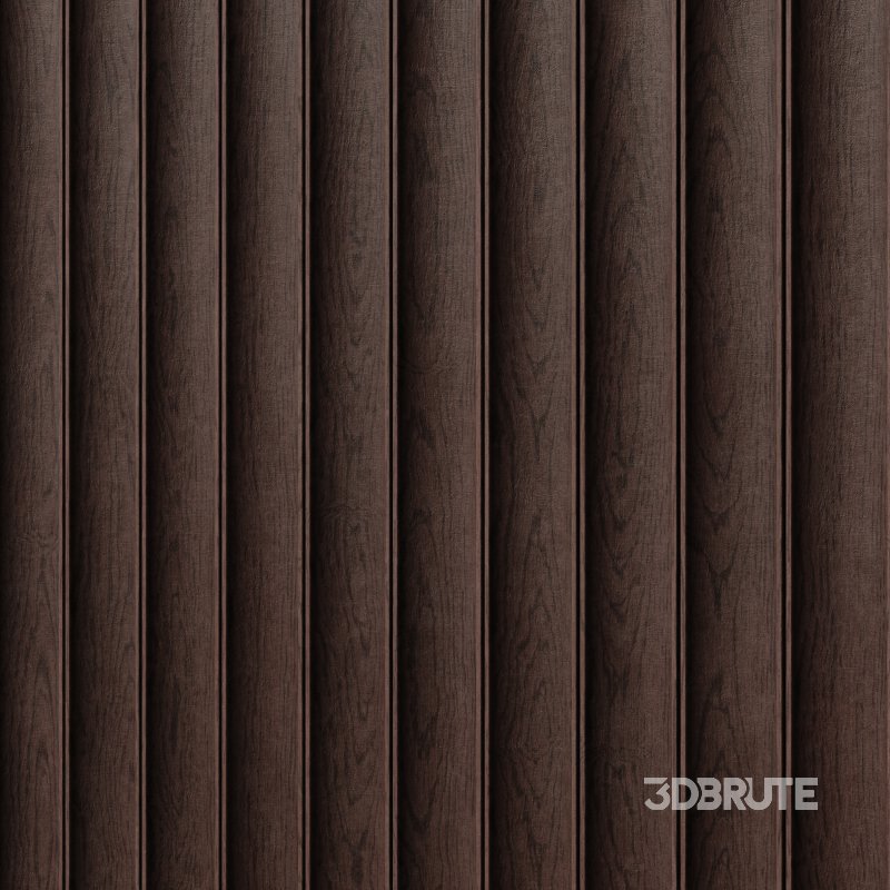 Wood Panel Wall Tile 01 (Seamless) Image 2