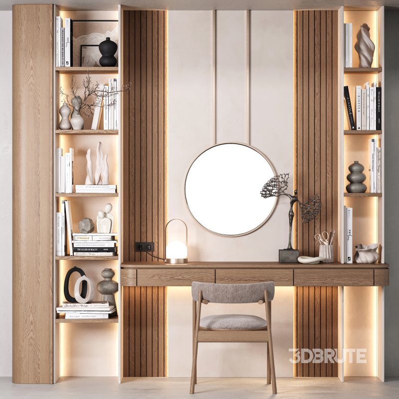 Modern_Minimalist_Wall_Mounted_Study Image 2