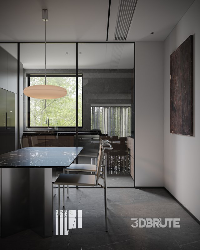 Modern living and dining room Image 6