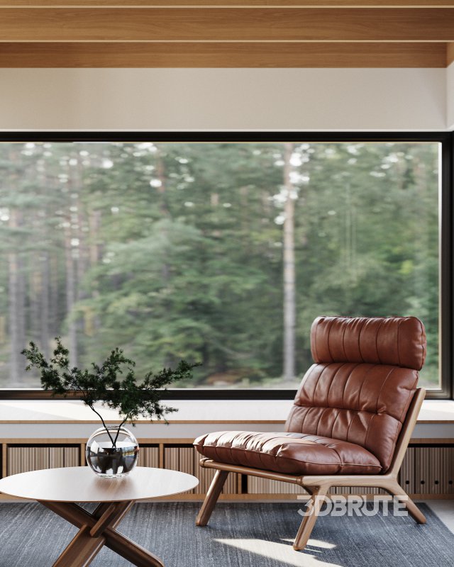 Modern living room dining room kitchen Image 11