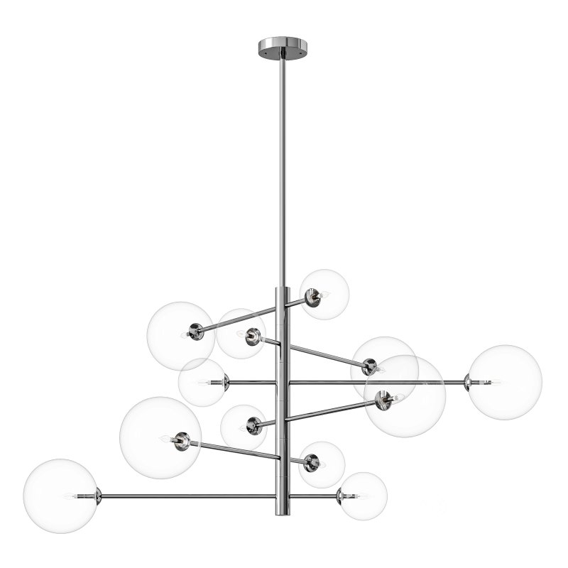 Chandelier Argento L Image 2