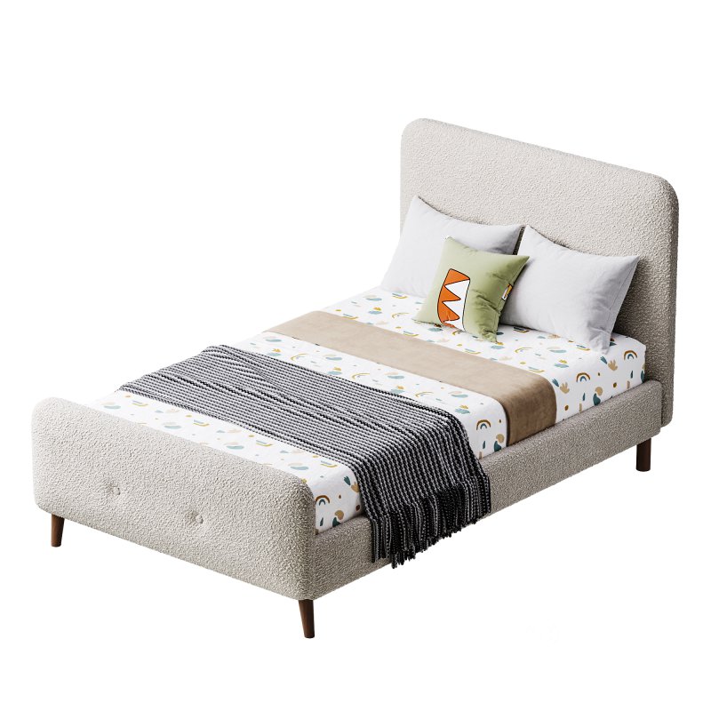 Flannelette Beige bed Image 9