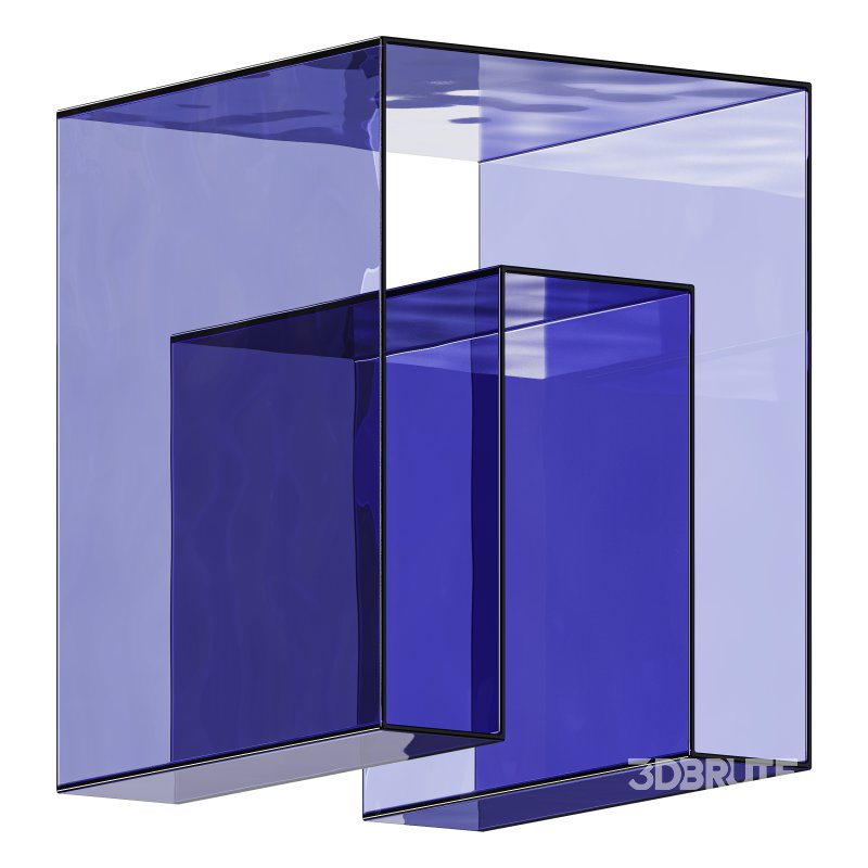 Square Acrylic Side Table – Acrylic – Storage Image 10