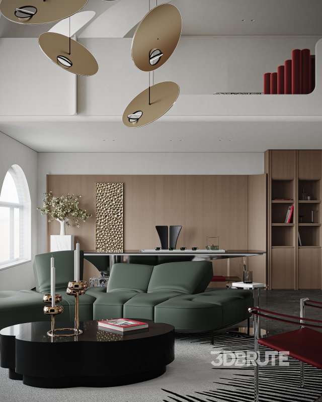 Modern living and dining room Image 9