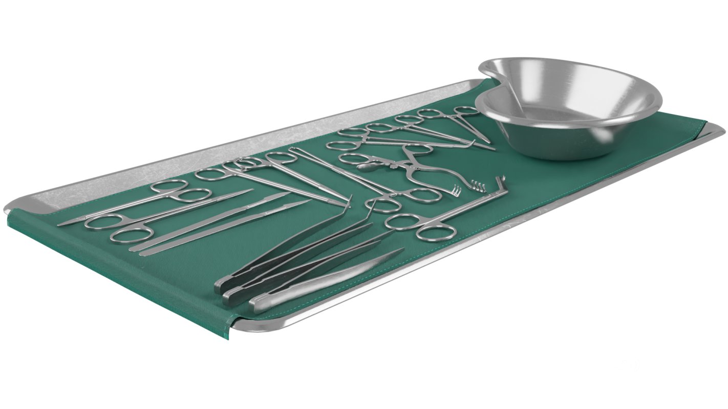Tray with surgical equipment Image 3