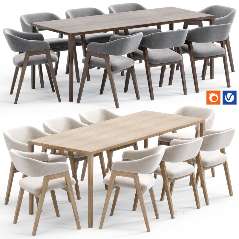 Chelsea Chair Lisbon Table By Deephouse Image 1