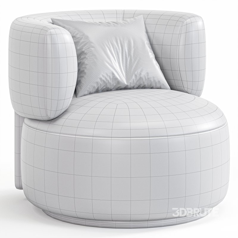 K Waiting Swivel Armchair By Spacefurniture Image 7