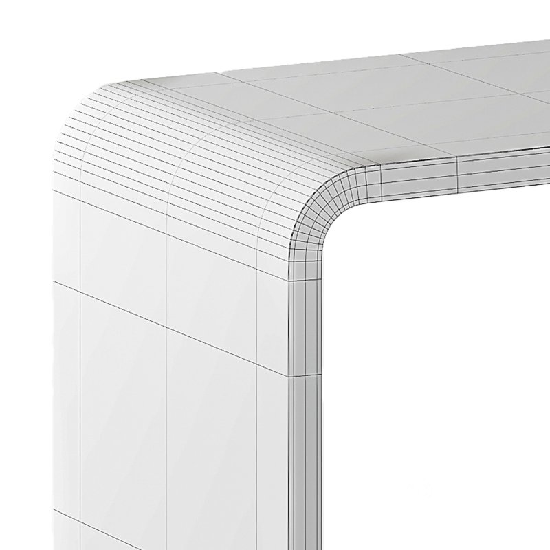 Minimalist Acrylic Side Table – Ottoman Image 15