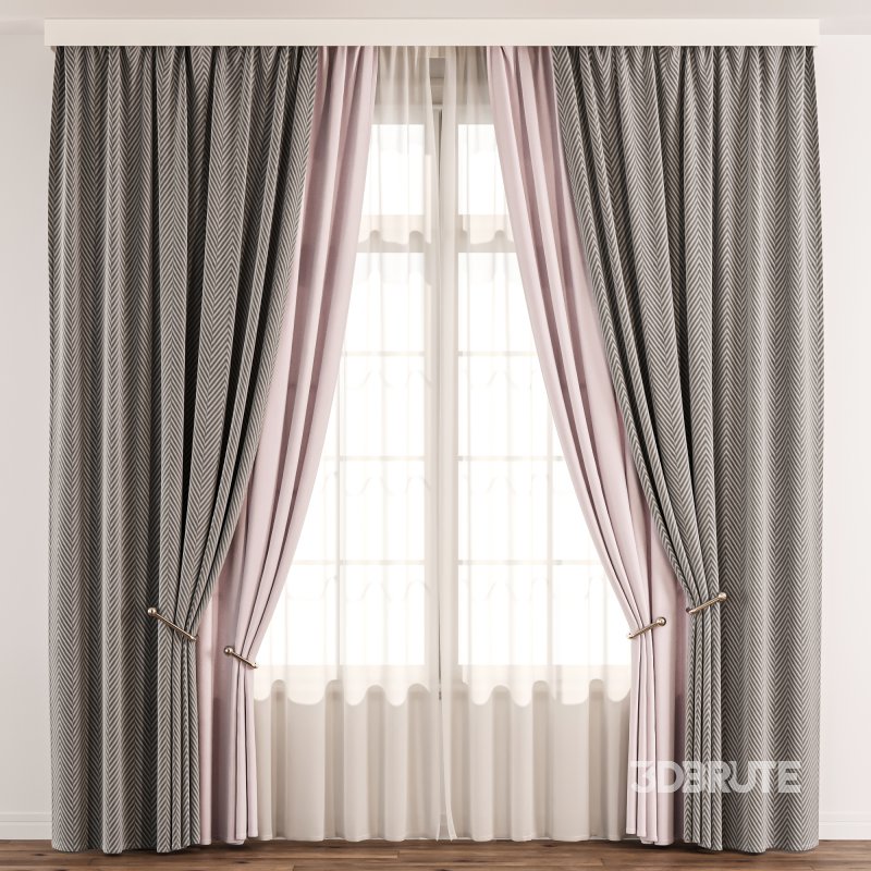 Timeless Chevron Window Drapes 76 Image 3