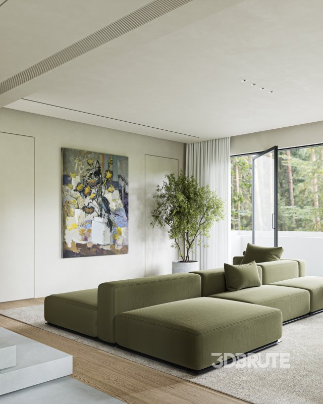 Modern living and dining room Image 9