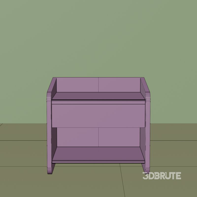 Modern Minimalist Nightstand Image 5