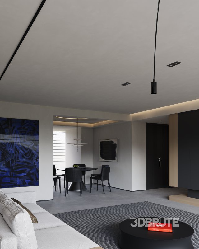 Modern living and dining room Image 11